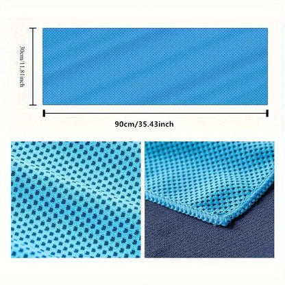 Summer Cooling Ice Silk Towel,Breathable and Soft,Suitable for Activities Such as Yoga,Golf,Gym, Camping,Running,Exercise,Etc